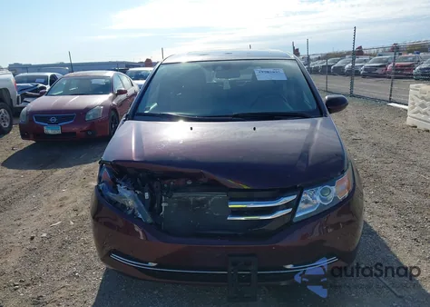 2014 Honda Odyssey Ex-L z USA, uszkodzony, nr VIN 5FNRL5H62EB069012